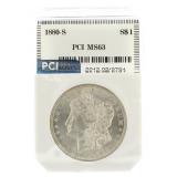 1880 S - PCI MS63 Morgan Silver Dollar