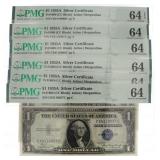 1935 Choice UNC Blue Seal Silver Certificate