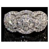 10kt Gold Brilliant 1.50 ct Diamond Designer Ring