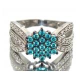 Brilliant Neon Apatite Cocktail Ring