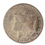 1902 New Orleans AU Morgan Silver Dollar