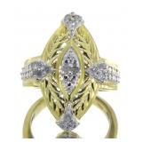 Antique Style 1/4 ct Diamond Dinner Ring