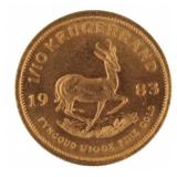 1983 South Africa 1/10 Ounce Gold Krugerrand