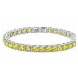 Stunning 14.50 ct Yellow Topaz Tennis Bracelet