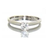 14kt Gold Brilliant 1/3 ct Diamond Solitaire Ring