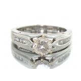 14kt Gold Brilliant 1.49 ct Diamond Solitaire Ring