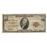 1929 San Fansisco $10 National Currency Note