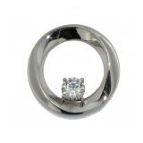 14kt Gold Brilliant Moissanite Designer Pendant