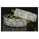 XX-Large 2.00 ct Diamond Hoop Earrings