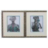 Marilyn Monroe Turquoise Roses