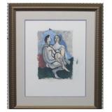 La Couple Silkscreen by Pablo Picasso