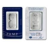 One Ounce: PAMP .999 Fine Platinum Bar