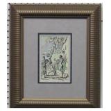 1947 Illustration Michel De Montaige by Dali