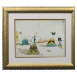 Femmes Aux Papillons Giclee by Salvador Dali
