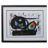 Hommage Plate Signed by Joan Miro