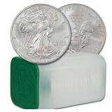 2014: US Mint Tube American Eagle Silver Dollar