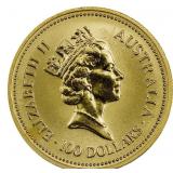 One Ounce: 1987 Australian Fine Gold Kangaroo