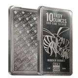 10 Ounce: .999 Silver Murder Hornet Pandemic Bar