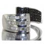 Brilliant 1.00 ct Black & White Diamond Ring