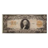 Series 1922 Large $20 Gold Coin Note *Nice