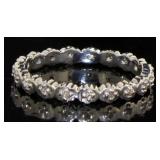 Genuine 1/4 ct Diamond Designer Eternity Band