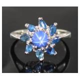 14kt Gold Vintage Natural Star Sapphire Ring