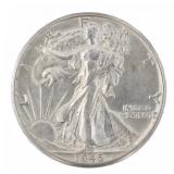 1945 BU Walking Liberty Silver Half Dollar