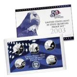2003 United States Mint State Quarters Proof Set