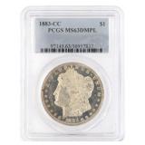 1883 MS63 DMPL Carson City Morgan Silver Dollar