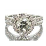 14kt Gold 2.23 ct Round Brilliant Diamond Ring