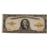 Series 1922 Large $10 Gold Coin Note