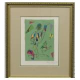 The Acrobats Print Plate Signed By Marc Chagall