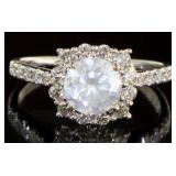 14kt Gold 1.66 ct Round Diamond Ring