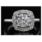 14kt Gold 1.74 ct Round Brilliant Diamond Ring