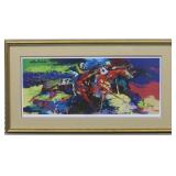 Falt Racing Lim Ed Giclee 73/250 By Leroy Neiman