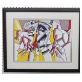 The Red Horseman Giclee By Roy Lichtenstein