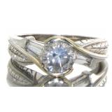 18kt Gold Round Brilliant 1.50 ct Diamond Ring