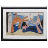 Ball Players On Beach Giclee By Pablo Picasso