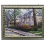 Hometown Eve Giclee By Thomas Kinkade