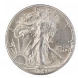 1941 BU Walking Liberty Silver Half Dollar