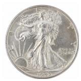 1943 BU Walking Liberty Silver Half Dollar