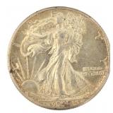1945 BU Walking Liberty Silver Half Dollar