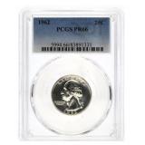 1962 PCGS PR66 - Washington Silver Quarter