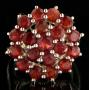 Genuine 6.60 ct Ruby Cocktail Ring
