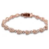 Brilliant 14.10 ct Pear Cut Morganite Bracelet