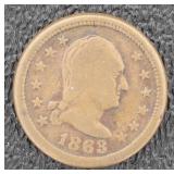 1863 Wilson Medal Copper Civil War Token