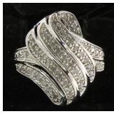Elegant 1/2 ct Diamond Dinner Ring