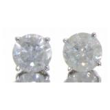 10kt Gold 1.00 ct Diamond Stud Earrings