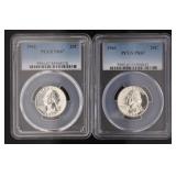1962/63 - PCGS PR67 Washington Silver