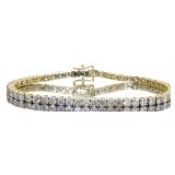 14kt Gold 8.00 ct Diamond Bracelet